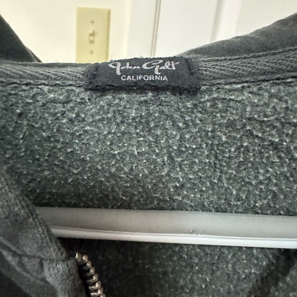 Brandy Melville Crystal Zip Up Cropped Hoodie - Picture 2 of 3